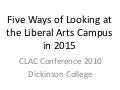 CLAC 2010: Five Futures for Higher Education