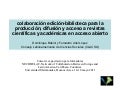 Cooperación biblioteca-área editorial para publicar revistas en repositorios institucionales y bibliotecas digitales