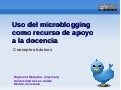 Conceptos básicos Microblogging