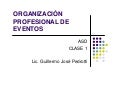 Clase 1  ORGANIZACION DE EVENTOS