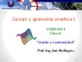 Clase 2. limite y continuidad