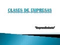 Clase de empresas