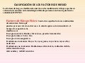 Clasificacion de los factores de riesgos