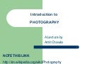 Class 001 intro to photography