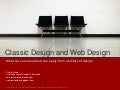 Classic Design And Web Design by Chris Bernard