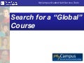 Course Search - Global Course