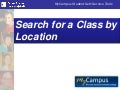 Course Search - by Location