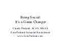 Social Media for Actuaries, by Claude Penland of Ezra Penland Actuarial Recruitment