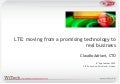 Claudio Adriani   WiTech   LTE Forum 2009 Lisbon