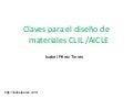 Claves para el diseño de materiales CLIL /AICLE