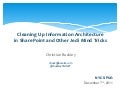 Cleaning Up Information Architecture in SharePoint and Other Jedi Mind Tricks