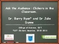 DIT_Clickers_Workshop Sept 2011
