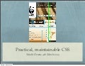 Practical Maintainable CSS