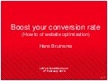 Boost Your Conversion Rate