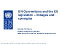 Climate Change: UN Conventions and the EU Legislation