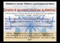 Didattica e nuvole