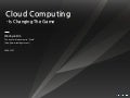 Trend and Future of Cloud Computing