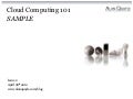 Cloud Computing 101 Workshop Sample
