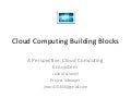 Cloud Ecosystems A Perspective