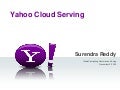 Walking Through Cloud Serving at Yahoo!