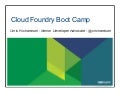 Cloud Foundry bootcamp at ContributingCode