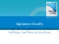 Cloudify Open PaaS Stack for DevOps  