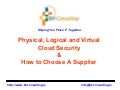 Cloud security