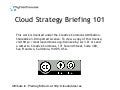 Cloud strategy briefing 101 