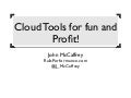 Cloud tools
