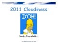 Cloudy issues   2012