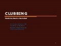Clubbing