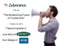 Zuberance Webinar Slides: The Marketing Power of Customers featuring Forrester Research Inc & Club One Fitness 