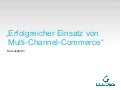 Erfolgreicher Einsatz von Multi-Channel-Commerce