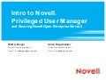 Introducing Novell Privileged User Manager and Securing Novell Open Enterprise Server 2