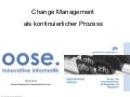 Change Management Abendvortrag 2010-05-20