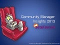 Community Manager Insights for 2013