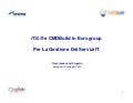 ITIL<sup>®</sup> e CMDBuild in Eurogroup Per La Gestione Dei Servizi IT
