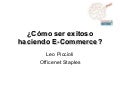 Cómo Ser Exitoso Haciendo E-Commerce