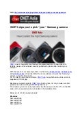 CNET helps you to pick “your” Samsung camera