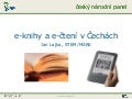 e-knihy a e-čtení v Čechách