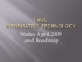 Cnvc It Overview Plan April 09