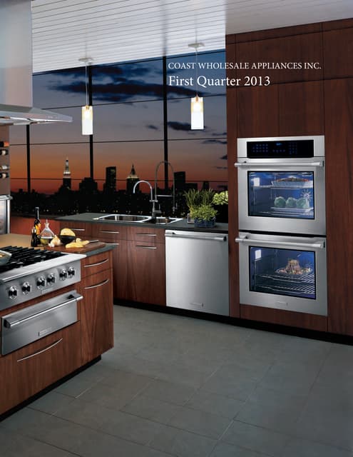 Coast Wholesale Appliances First Quarter 2013 Report