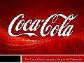Coca-Cola Corporate Valuation