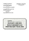 Code des-investissements-au-togo