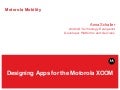 Designing Apps for the Motorola XOOM 