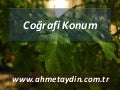 Cografi konum ahmetaydin.com.tr