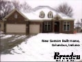 New Custom Home by Breeden Construction in Columbus, Indiana