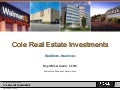CCIM Live! Vendor Runway - Cole Real Estate
