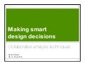 Collaborative analysis techniques for user reseaerch