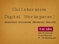 Collaborative Digital Workspaces: Academic Advisors Working Online